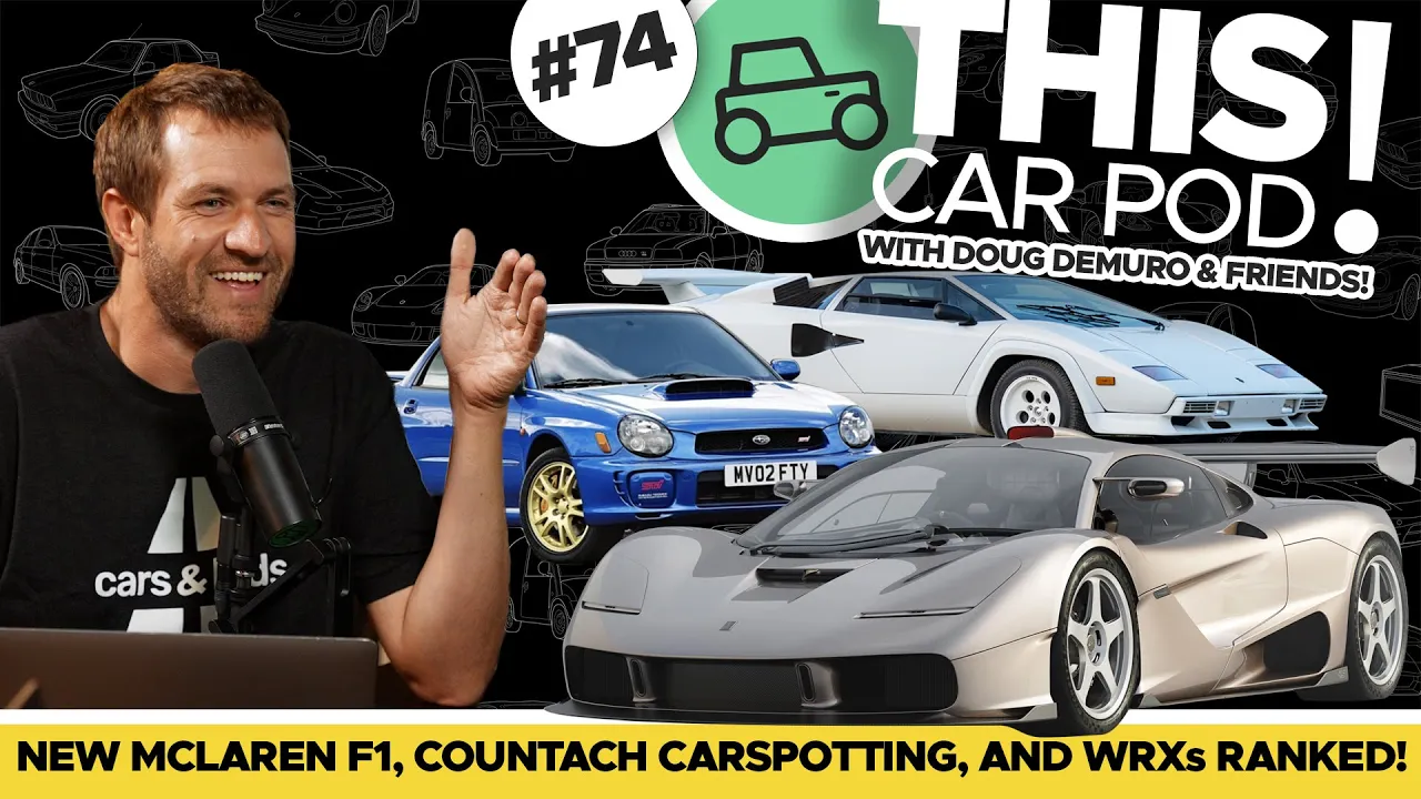 The New F1, Ford's $300k SUV, Car Week, Carspotting In The Countach, WRXs Ranked! THISCARPOD! EP74