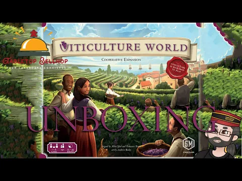 Viticulture World Unboxing, What you get with this solo and cooperative expansion for Viticulture