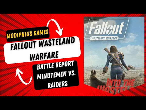 Fallout Wasteland Warfare Minutemen vs. Raiders Battle Report! #boardgames #fallout #boardgaming