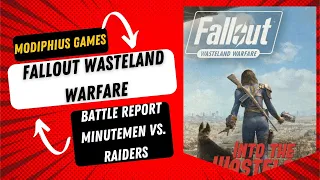 Fallout Wasteland Warfare Minutemen vs. Raiders Battle Report! #boardgames #fallout #boardgaming