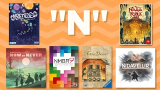 "N" Games Recap! (Keep or Cull)