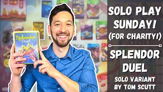 Solo Play Sunday: Splendor Duel! 💍