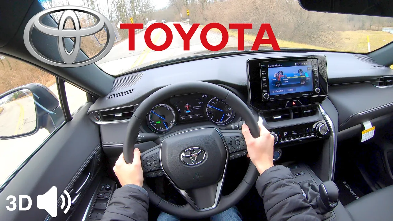 MPG KING! -- 2021 Toyota Venza // POV Test Drive (3D Binaural Audio)