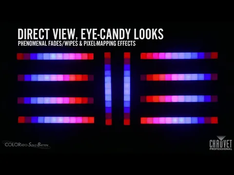 Product video thumbnail for Chauvet COLORado Solo Batten IP65 RGBAW LED Linear Bar