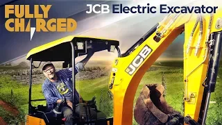 JCB Electric Excavator / Mini Digger JCB 19C-1E E-TEC zero emissions electric digger | Fully Charged