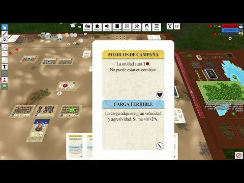 ONUS! TRAIANUS prototype, gameplay in spanish (British Celts vs Roma)