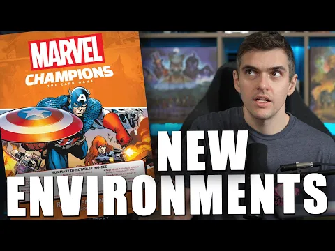 What are the new Environments for Marvel Champions?