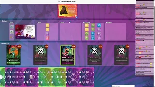 Big Red defeats all Wolves, then walks through Wolf nodes free