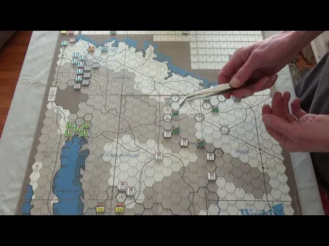 SPI's World War I: 1914-1918 Using The Free Deployment Setup And All Optional Rules