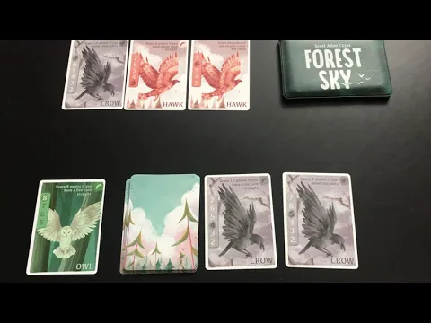 Forest Sky game review. Button Shy Game designed by Scott Allen Czysz.