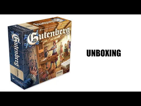 Gutenberg Board Game - Unboxing