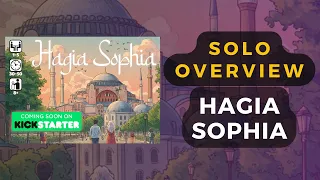 (Kickstarter Preview) Hagia Sophia Roll and Write Board Game - Solo Overview | DaniCha