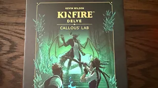 Unboxing Time! Kinfire Delve: Callous Lab Box Opening! (Incredible Dream) #unboxing #new #game