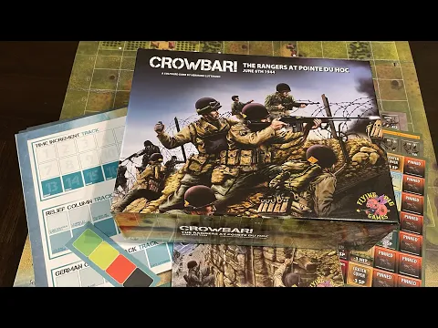 Crowbar! The Rangers at Pointe Du Hoc (Flying Pig Games) - Unboxing - D-Day Week Special