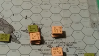 SPI USN GAMEPLAY BATTLE OF THE EASTERN SOLOMONS TURN 1a