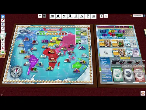 Let's Play Tabletop Simulator: Connecting Flights (Cooperative)