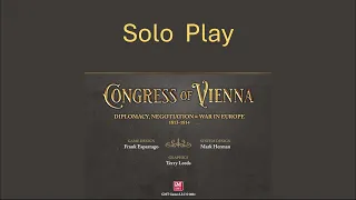 Congress of Vienna Solo Play