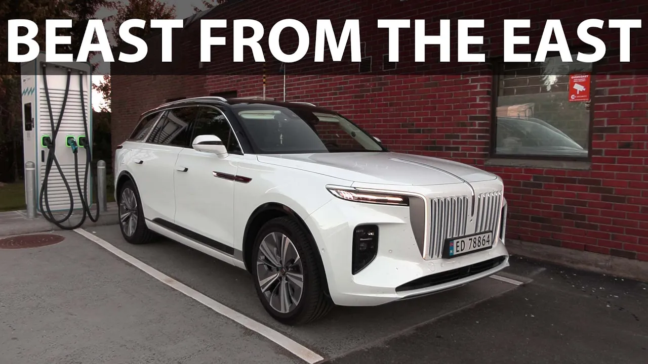 Hongqi E-HS9 range test