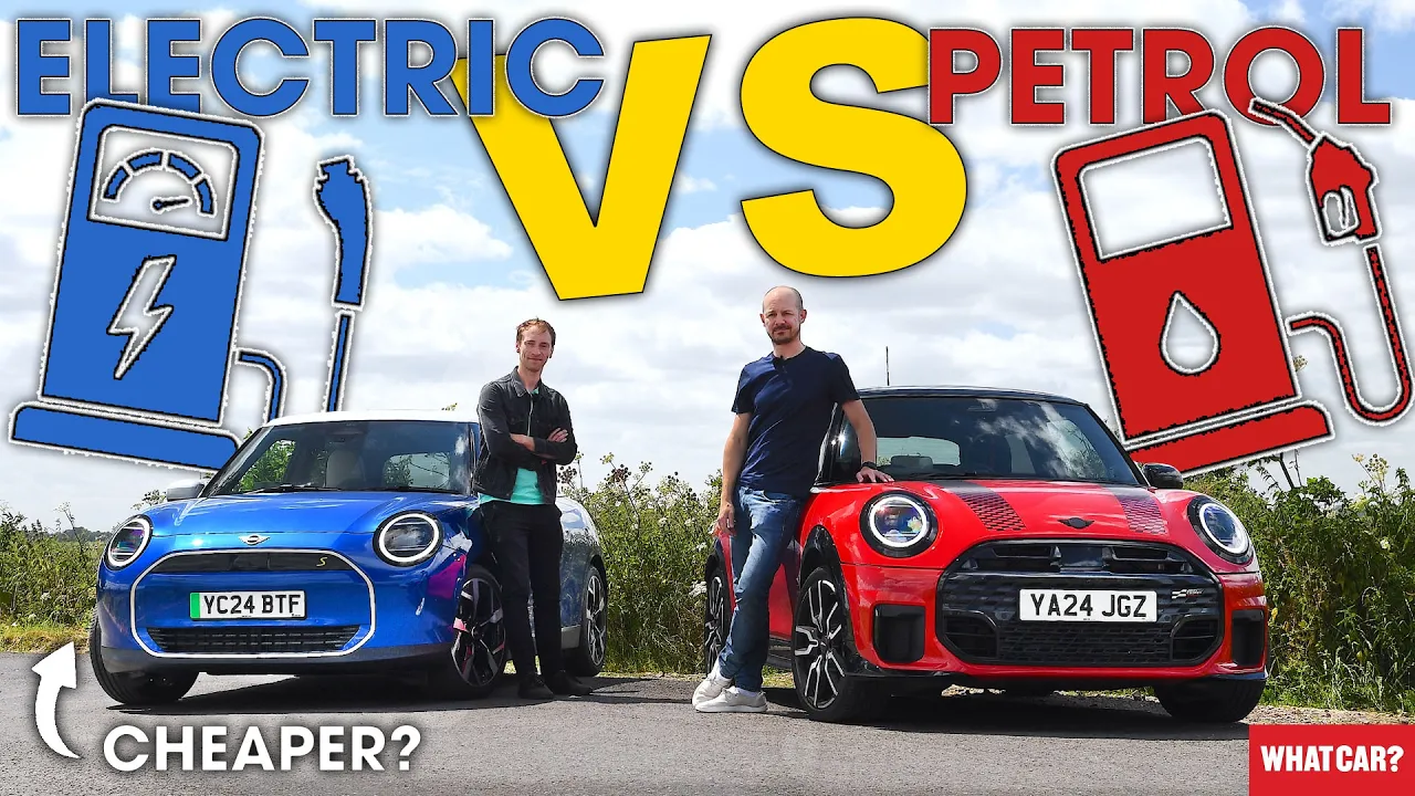 ELECTRIC vs PETROL CAR – which is REALLY cheaper?? NEW Mini Cooper review | What Car?
