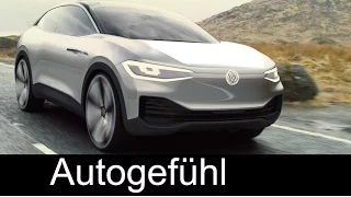 Volkswagen compact electric Crossover concept ID Crozz - Reveal