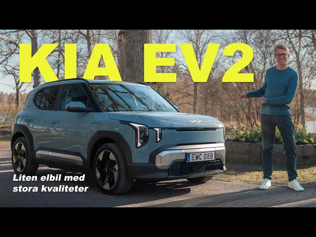 Kia EV2 provkörd – Kias nya prisvärda folk-elbil? Första intrycket!