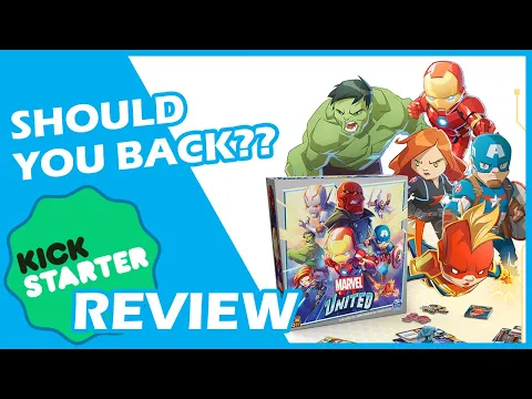 Marvel United CMON Kickstarter Board Game Review | Should You Back??