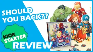 Marvel United CMON Kickstarter Board Game Review | Should You Back??