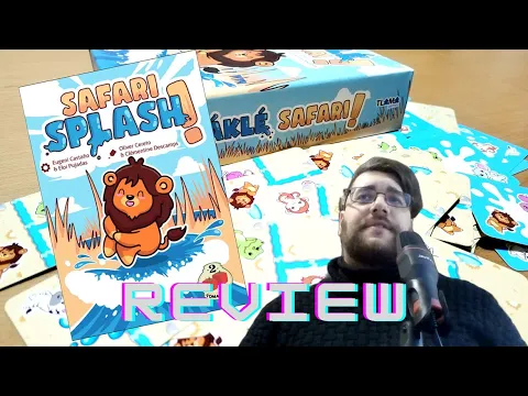 Safari Splash! - Review of ninety-second Boardgame for both children and parents