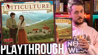 Viticulture Board Game Night! Drinking Wine and Placing Workers!