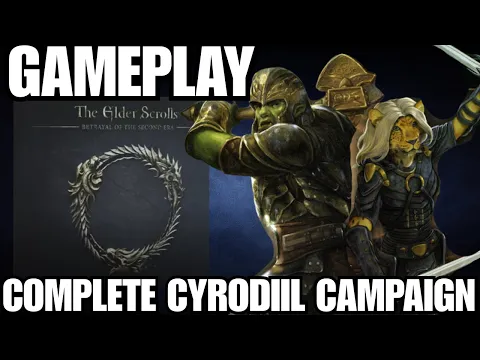 Complete Cyrodiil Campaign Orc 2HS Healer And a Khajiit Bard Playthrough Elder Scrolls BOTSE