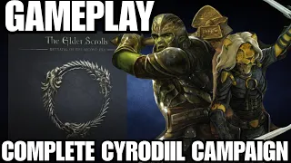 Complete Cyrodiil Campaign Orc 2HS Healer And a Khajiit Bard Playthrough Elder Scrolls BOTSE