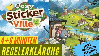 Cozy Stickerville Regeln Anleitung Regelvideo Brettspiel Familienspiele Nominiert Spiel des Jahres