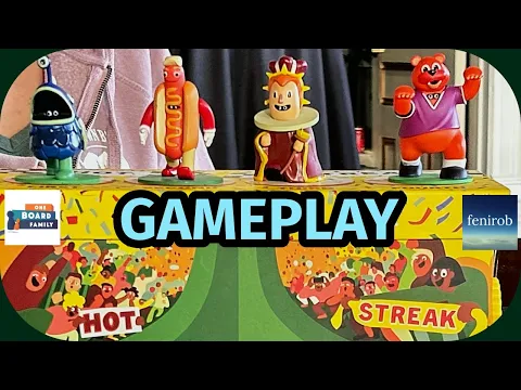 Hot Streak Board Game | Gameplay (with @OneBoardFamily) - 8 Players