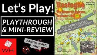 Let's Play the WORST Battle of the Bulge Game of All Time | WW2 | Playthru | Mini-Review