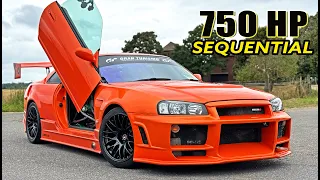 750HP NISSAN SKYLINE R33 // REVIEW on AUTOBAHN