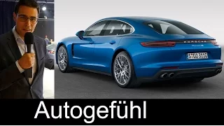 Porsche Panamera Turbo & 4S World Premiere all-new neu static reveal REVIEW 2017/2016