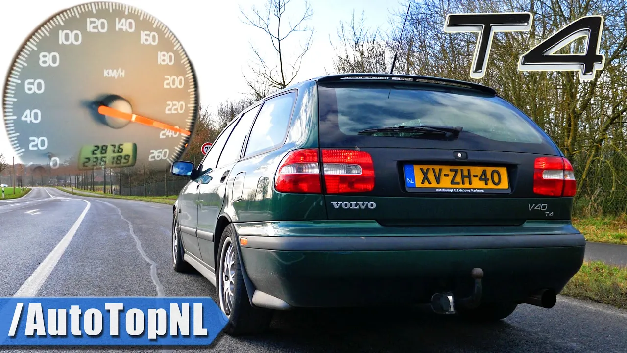 1999 Volvo V40 1.9 T4 200HP | POV 100-200 TOP SPEED & SOUND by AutoTopNL