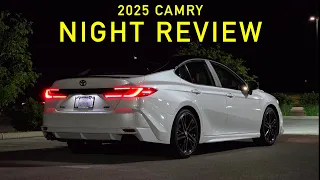 How's the Lighting?? -- 2025 Toyota Camry XSE at Night! (Headlights, Exterior & Interior)