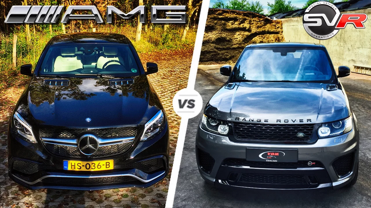 Range Rover Sport SVR vs Mercedes AMG GLE 63 S HEAD to HEAD