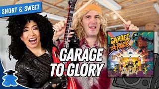 Garage Rock - From Garage Band to Local Legend! Worker placement with climactic ending.