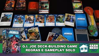 G.I. JOE Deck-Building Game (Renegade Game Studios) - Regras e Gameplay Solo | Casa NERD lol