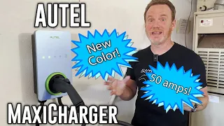 Autel MaxiCharger - NEW Sierra Blue color! 50 amp smart EV charger!