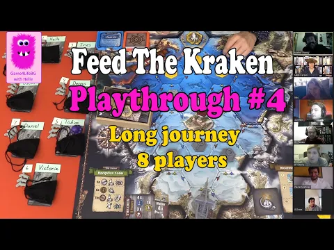 Playthrough #4 long journey with 8 players - Feed the Kraken