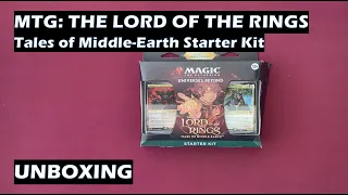 Unboxing MTG The Lord of Rings Tales of Middle-Earth Starter Kit