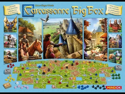 Unboxing en español del Carcassonne Big Box 2017