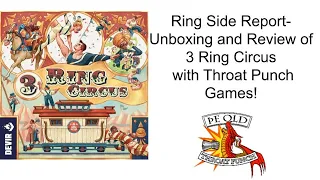 Ring Side Report-Board Game Review of 3 Ring Circus