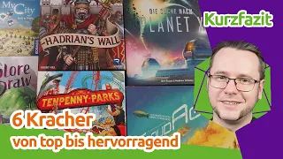 6 Kracher-Brettspiele - Kurzrezensionen - von top bis hervorragend | staygeeky