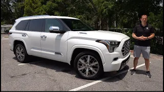 Is the 2023 Toyota Sequoia Capstone a BETTER luxury SUV than a GMC Yukon Denali?