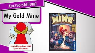 MY GOLD MINE - Empfohlen SPIEL DES JAHRES 2022 - Kurzvorstellung - Spiel doch mal!