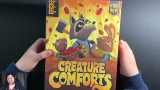 Creature Comforts Unboxing